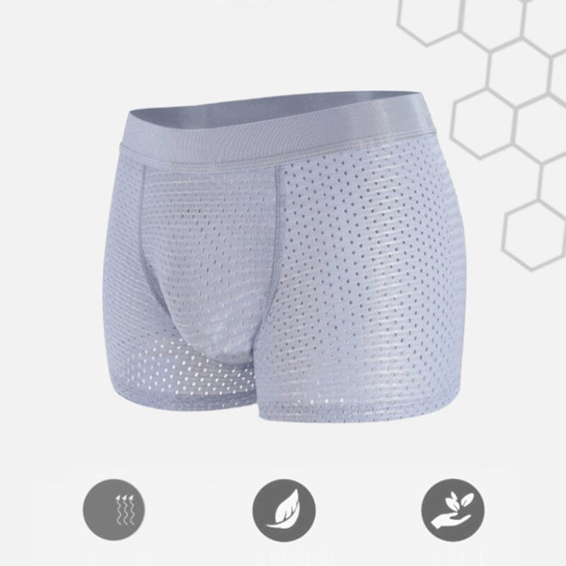 Men's Underwear | Butt-Lift Ice-Silk | Breathable Mesh & Seamless Waistband