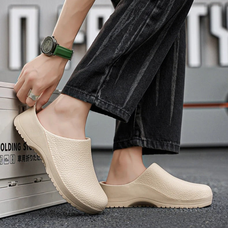 Men's Work Clogs | Slip- and Oil-Resistant Sole | Ventilated Upper & Padded Footbed