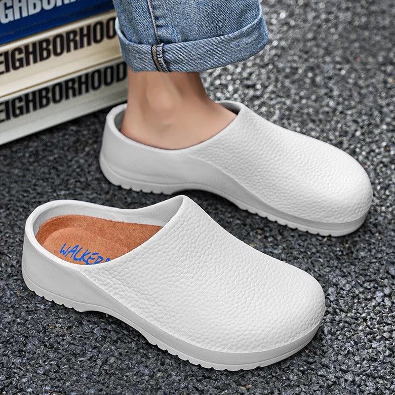 Men's Work Clogs | Slip- and Oil-Resistant Sole | Ventilated Upper & Padded Footbed