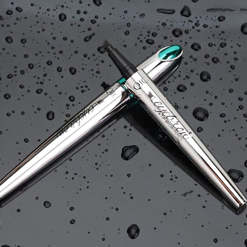 Microblading Brow Pencil | 4-Prong Tip | Waterproof & Smudge-Proof | Natural Finish