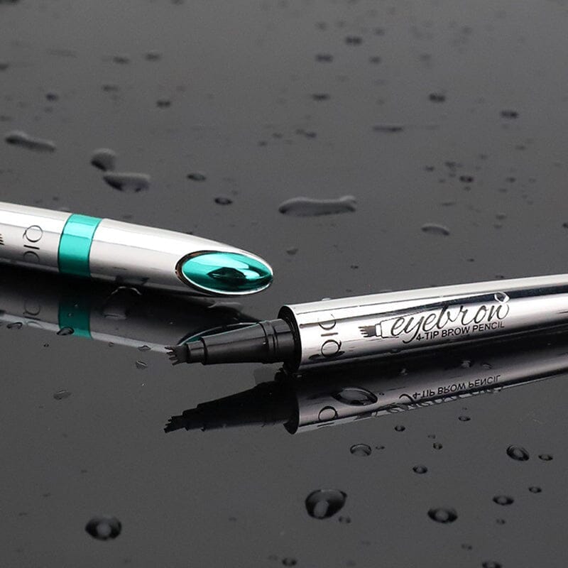 Microblading Brow Pencil | 4-Prong Tip | Waterproof & Smudge-Proof | Natural Finish