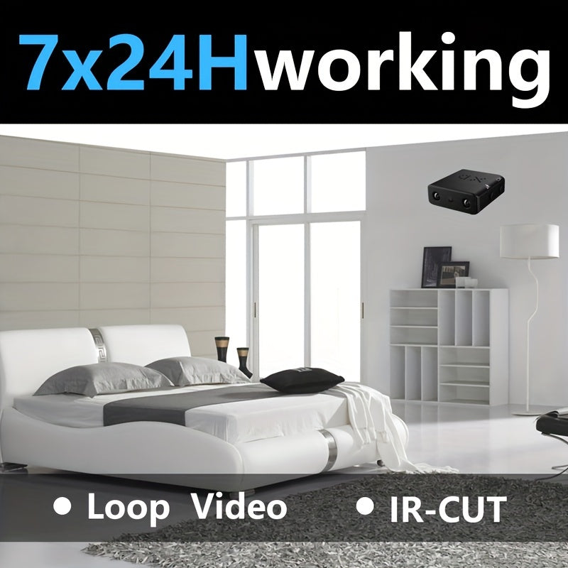 Mini Security Camera | High-Resolution & Night Vision | Motion Detection | Home Security