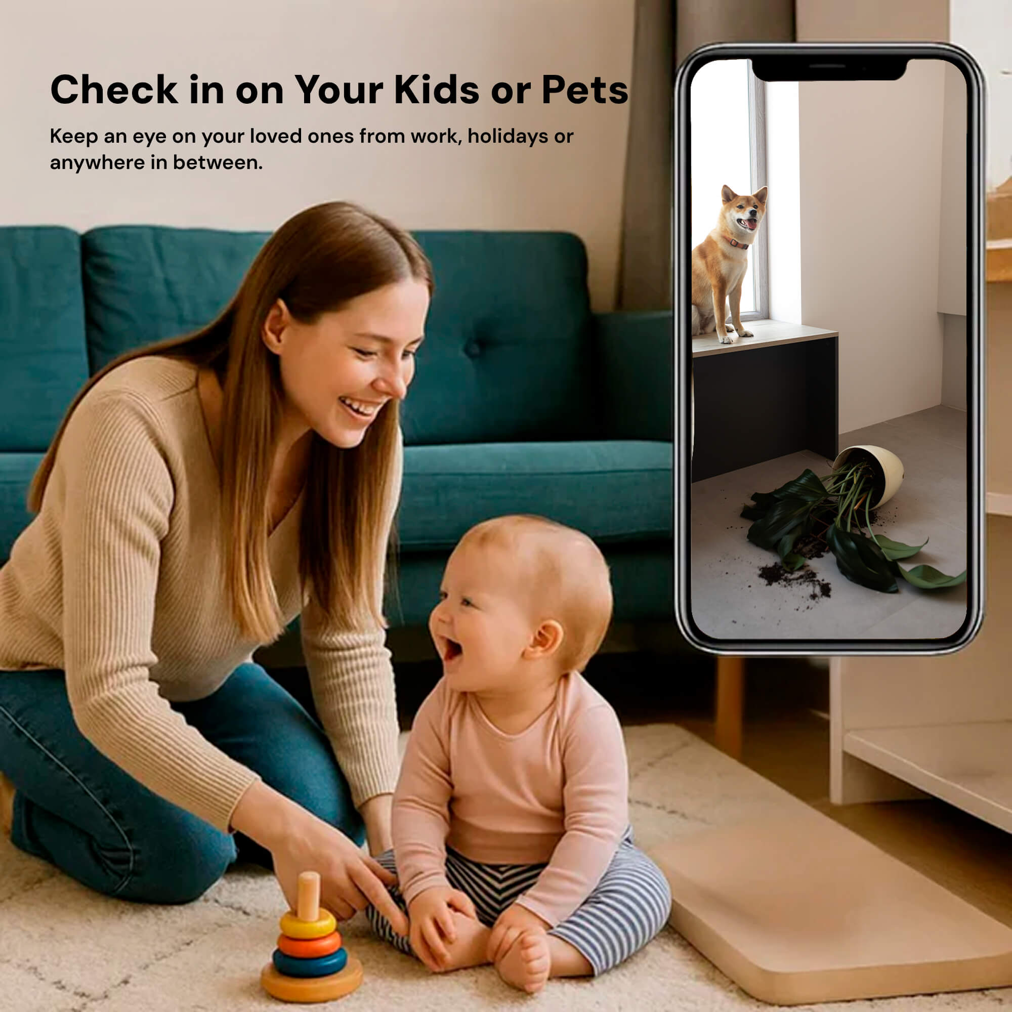 Mini Wireless Indoor Camera | 1080P HD Night Vision | Motion Detection & Remote Viewing