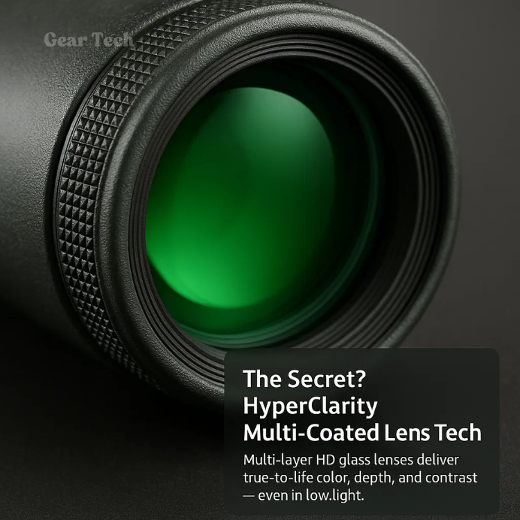 Monocular Telescope | Ultra-Zoom Multi-Coated HD Glass | Lightweight & Weatherproof