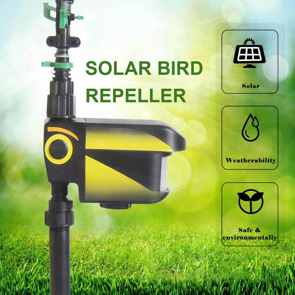 Motion-Activated Garden Sprinkler | Solar-Powered | Adjustable 36 ft Range & Water-Saving