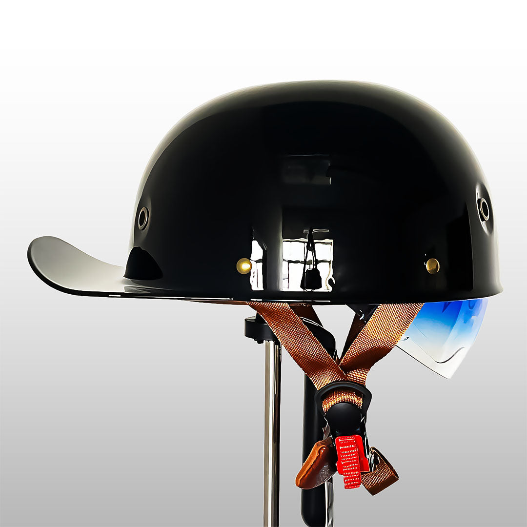 Motorcycle Half Helmet | Baseball Cap Style | DOT & ECE Certified