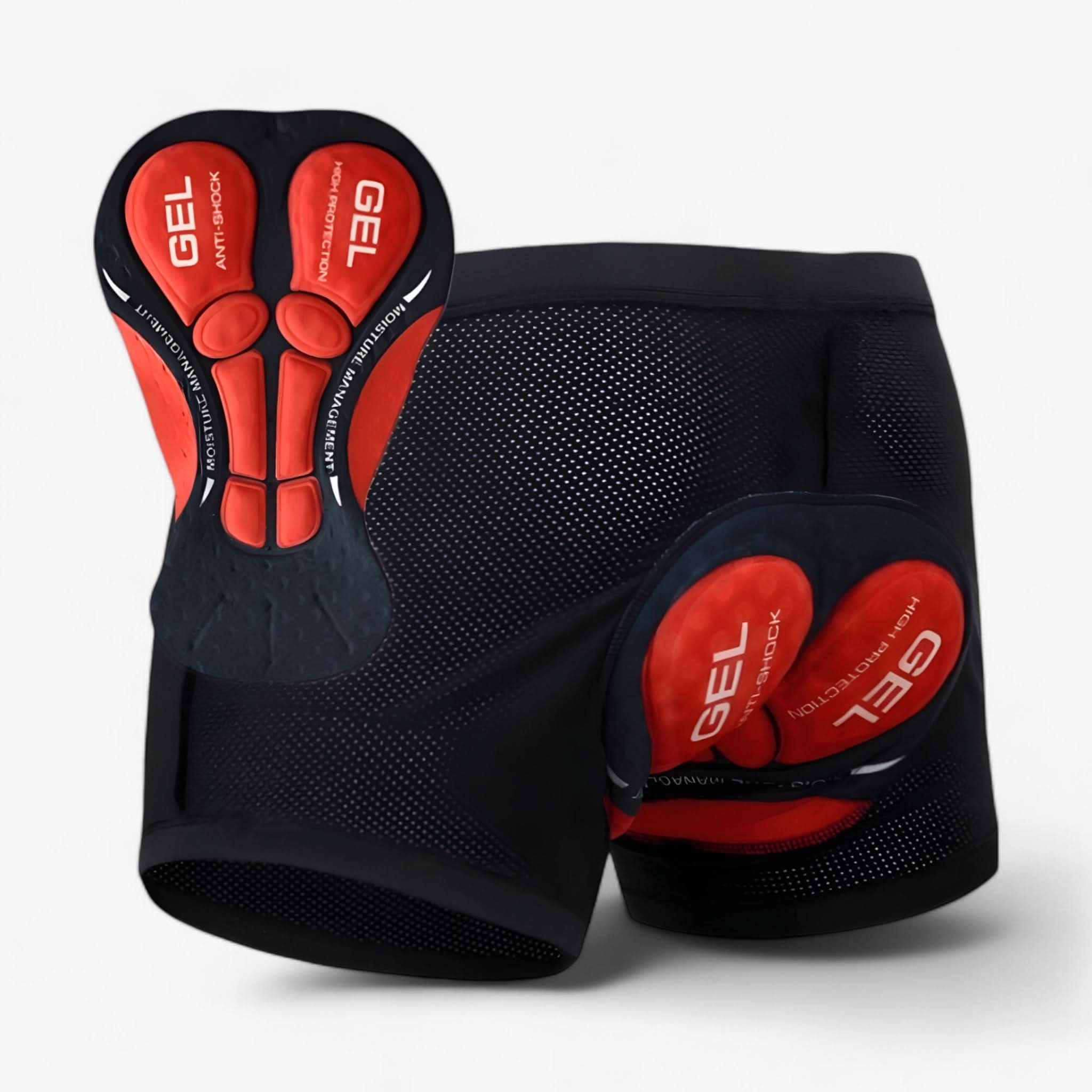 Motorcycle Riding Shorts | Multi-Layer Gel Cushioning | Breathable Polyester & Spandex