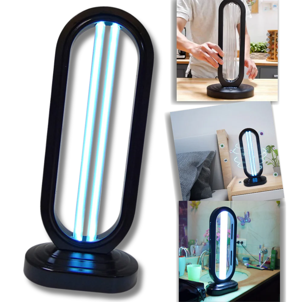 Multi-Surface Disinfectant Bulb | UV-C Sanitizer Kills Bed Bugs & Germs | Remote Timer Control