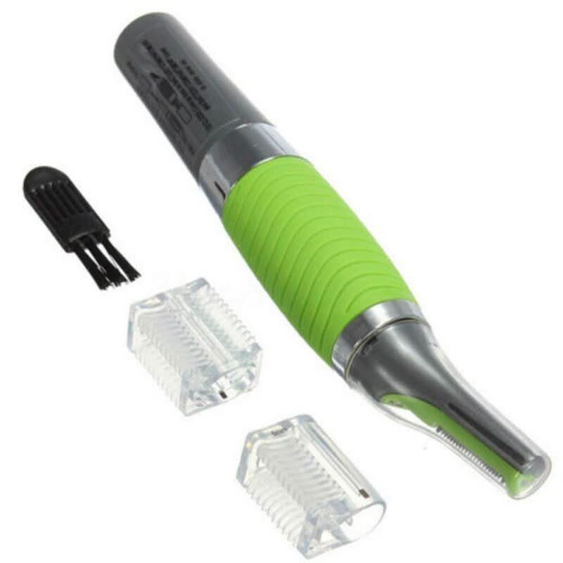 Nose & Ear Trimmer | Precision Tip | LED Light & Removable Attachments | Easy Cleaning