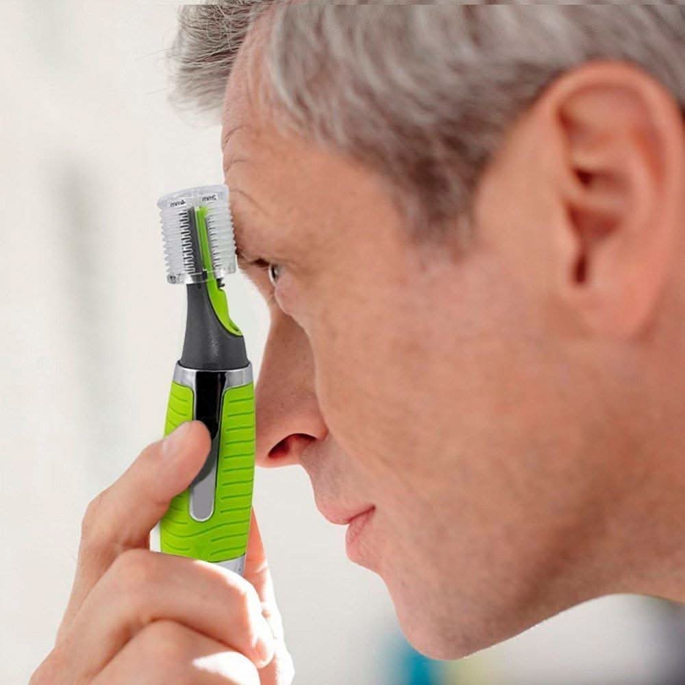 Nose & Ear Trimmer | Precision Tip | LED Light & Removable Attachments | Easy Cleaning