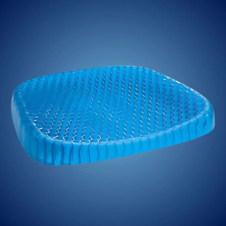 Orthopedic Gel Seat Cushion | Breathable Honeycomb Design | Tailbone Support | Travel Size