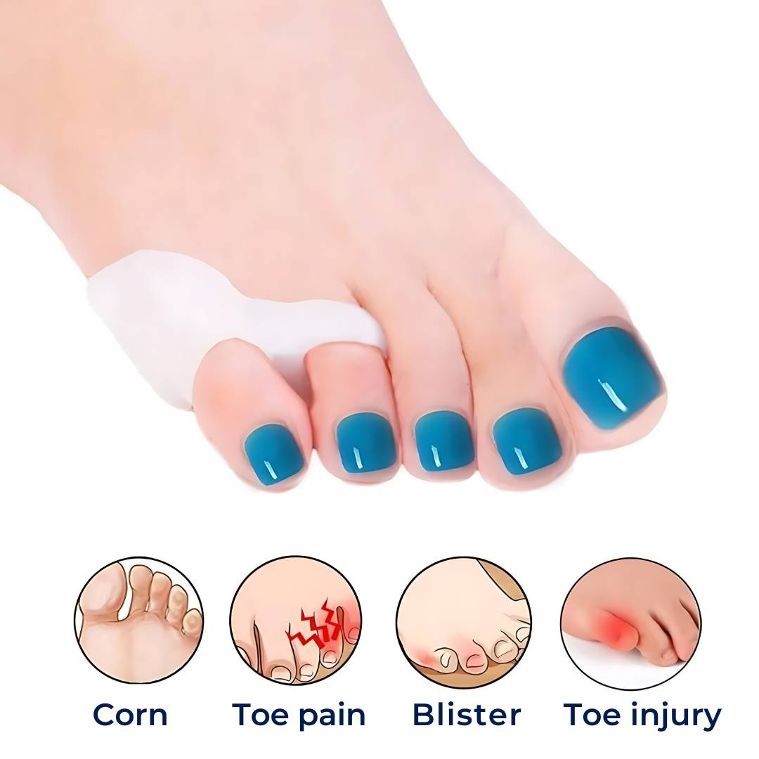 Orthopedic Toe Spacers | Bunion & Hammertoe Corrector | Soft Breathable Design | Pain Relief