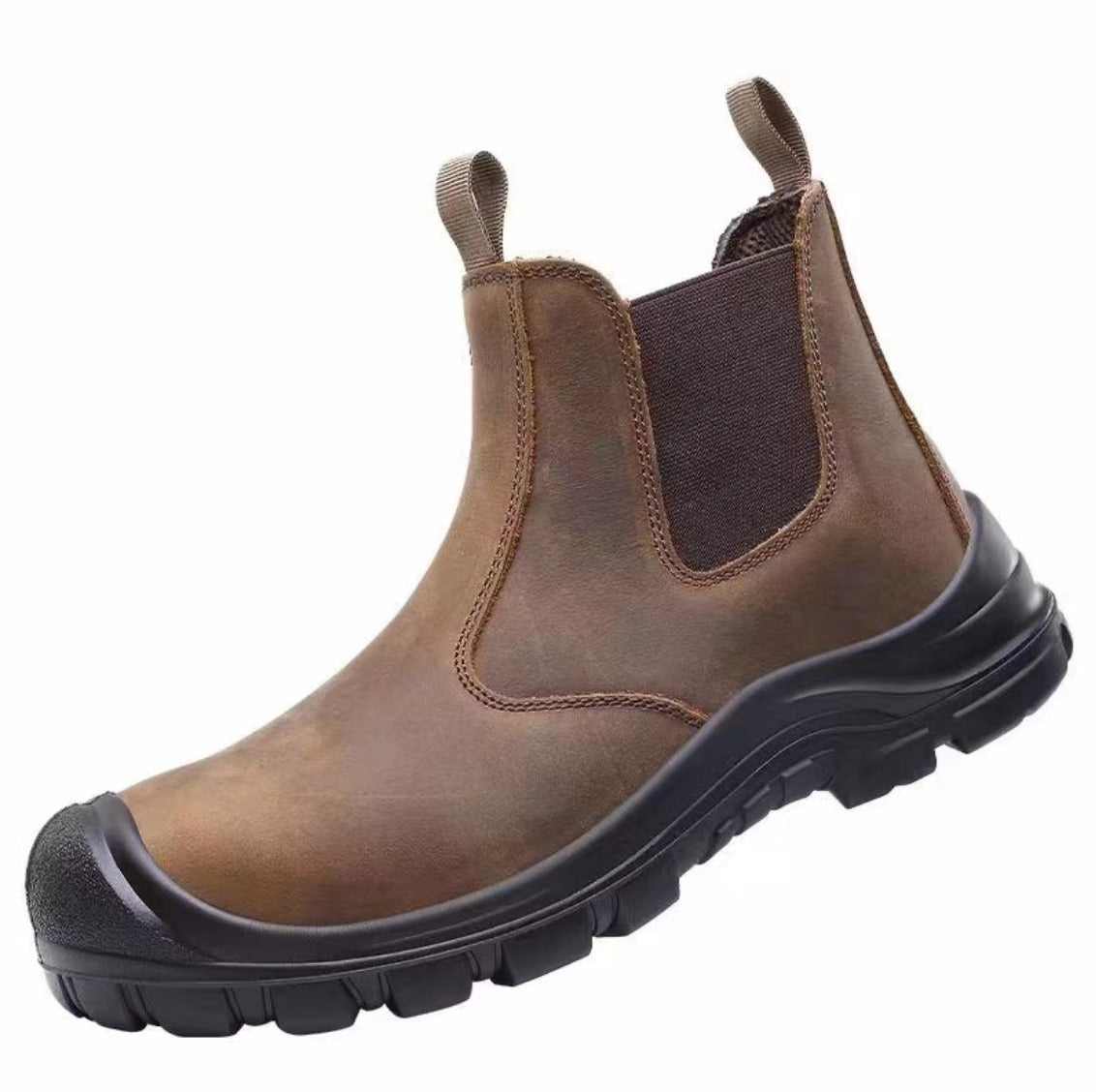 Orthopedic Work & Safety Boots | Ergonomic Ankle Boot | Waterproof Leather & Steel Toe