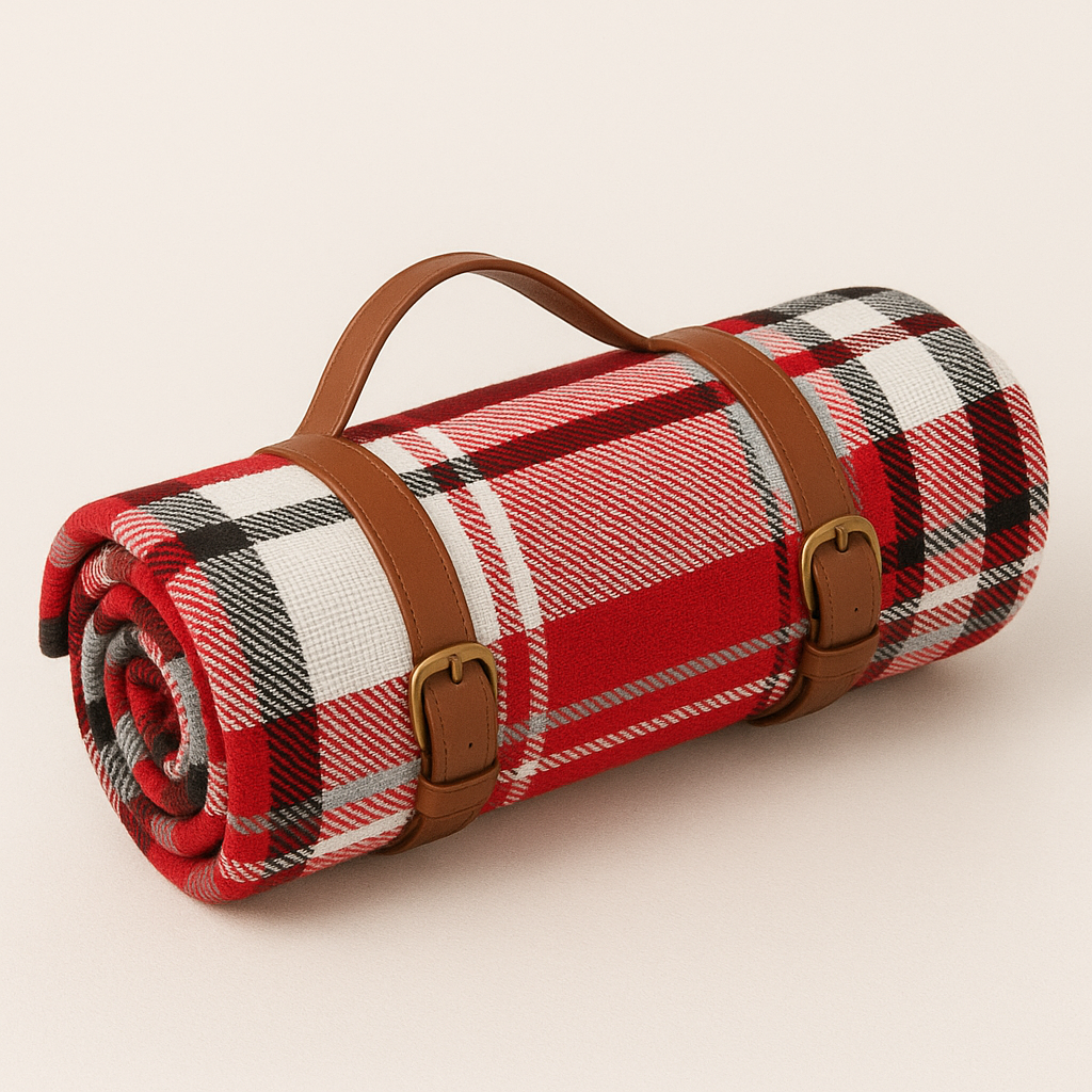 Outdoor Picnic Blanket | Waterproof Backing | Foldable & Lightweight | Soft Acrylic Top