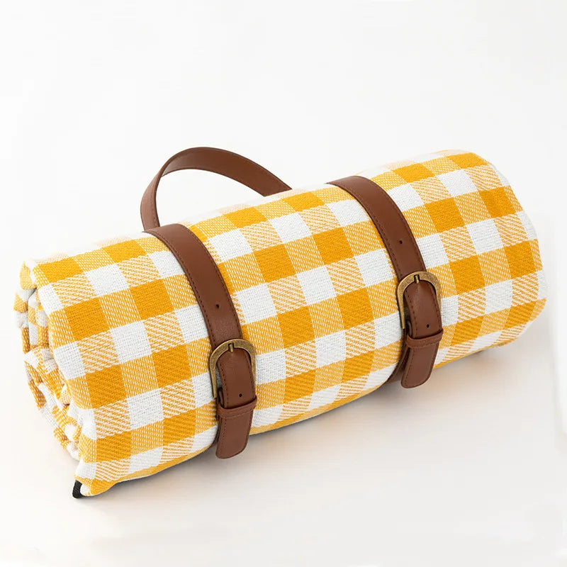 Outdoor Picnic Blanket | Waterproof & Foldable | Padded Foam & Carry Handle | Beach, Camping