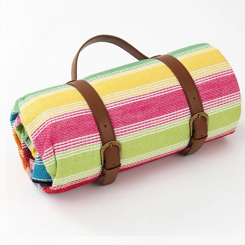 Outdoor Picnic Blanket | Waterproof & Foldable | Padded Foam & Carry Handle | Beach, Camping