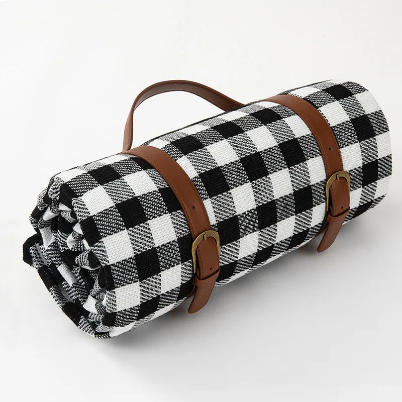 Outdoor Picnic Blanket | Waterproof & Foldable | Padded Foam & Carry Handle | Beach, Camping