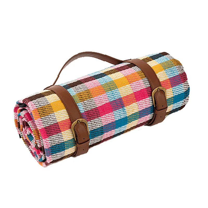 Outdoor Picnic Blanket | Waterproof & Foldable | Padded Foam & Carry Handle | Beach, Camping