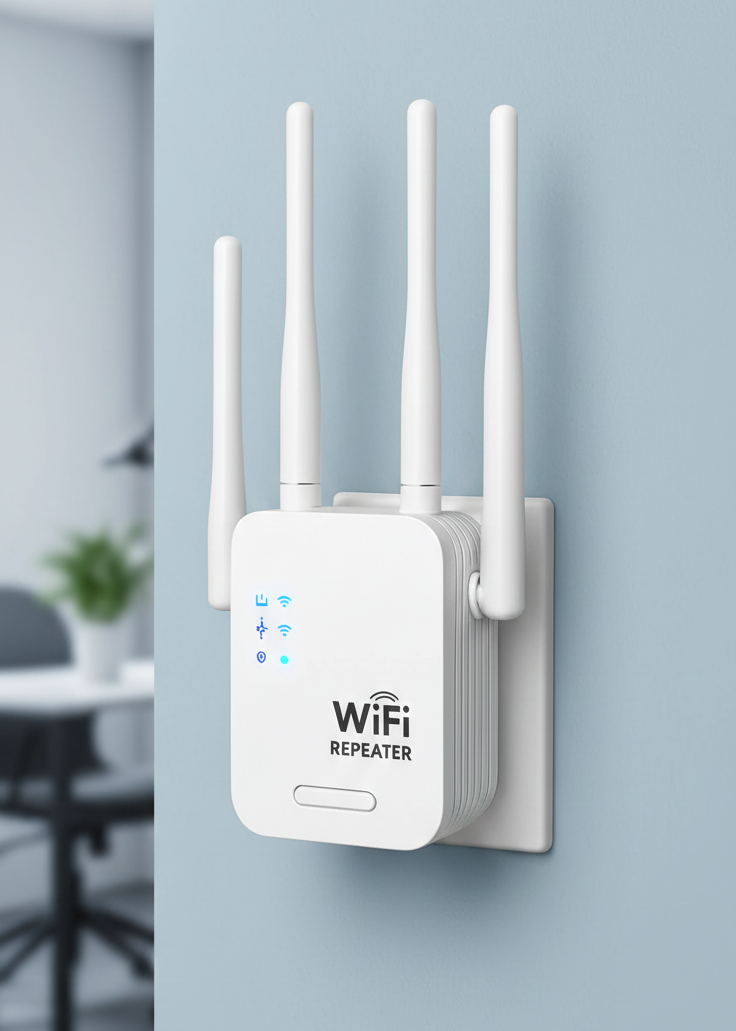 Outdoor WiFi Booster | Dual-Band 1200 Mbps | Weather-Resistant Design | Extended Outdoor Coverage