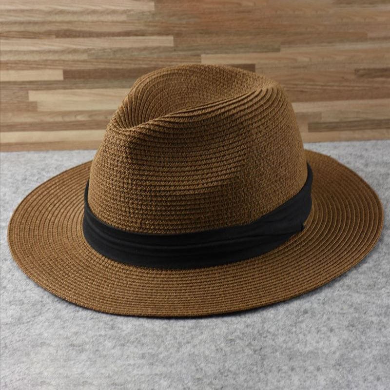 Panama Hat | Handwoven Lightweight | Palm Straw | Breathable Comfort