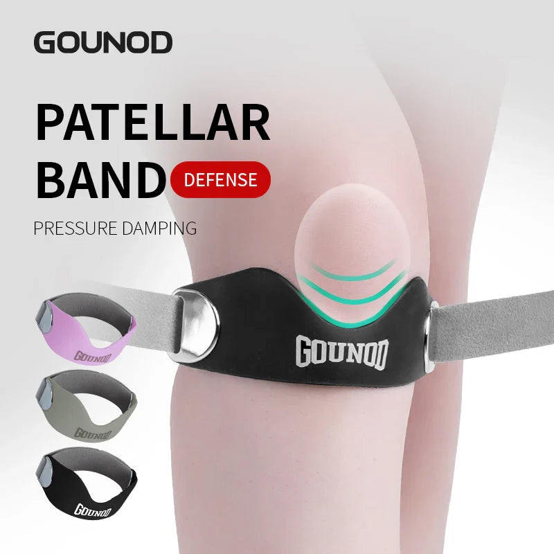 Patella Knee Support Strap | Targeted Compression | Breathable Adjustable Polyester for Stability