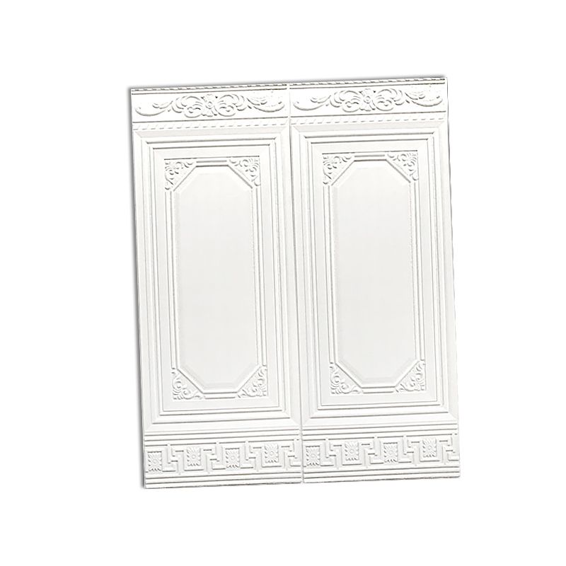 Peel & Stick Wall Panels | 3D Embossed Tin Back | Vinyl 10-Piece Set | Waterproof