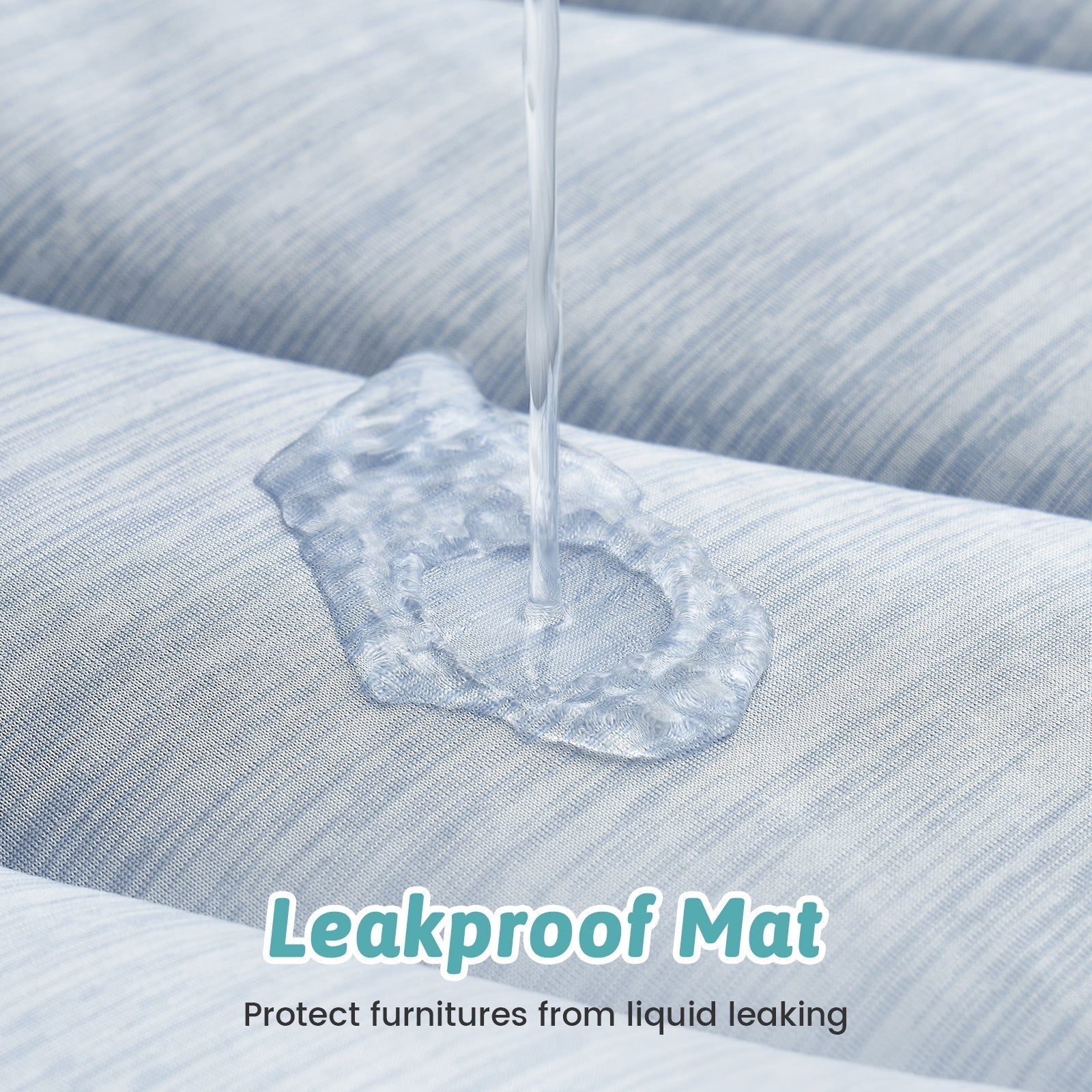 Pet Cooling Mat | Leaf Shape Cooling Fabric | Waterproof & Non-Slip Backing | Easy Care