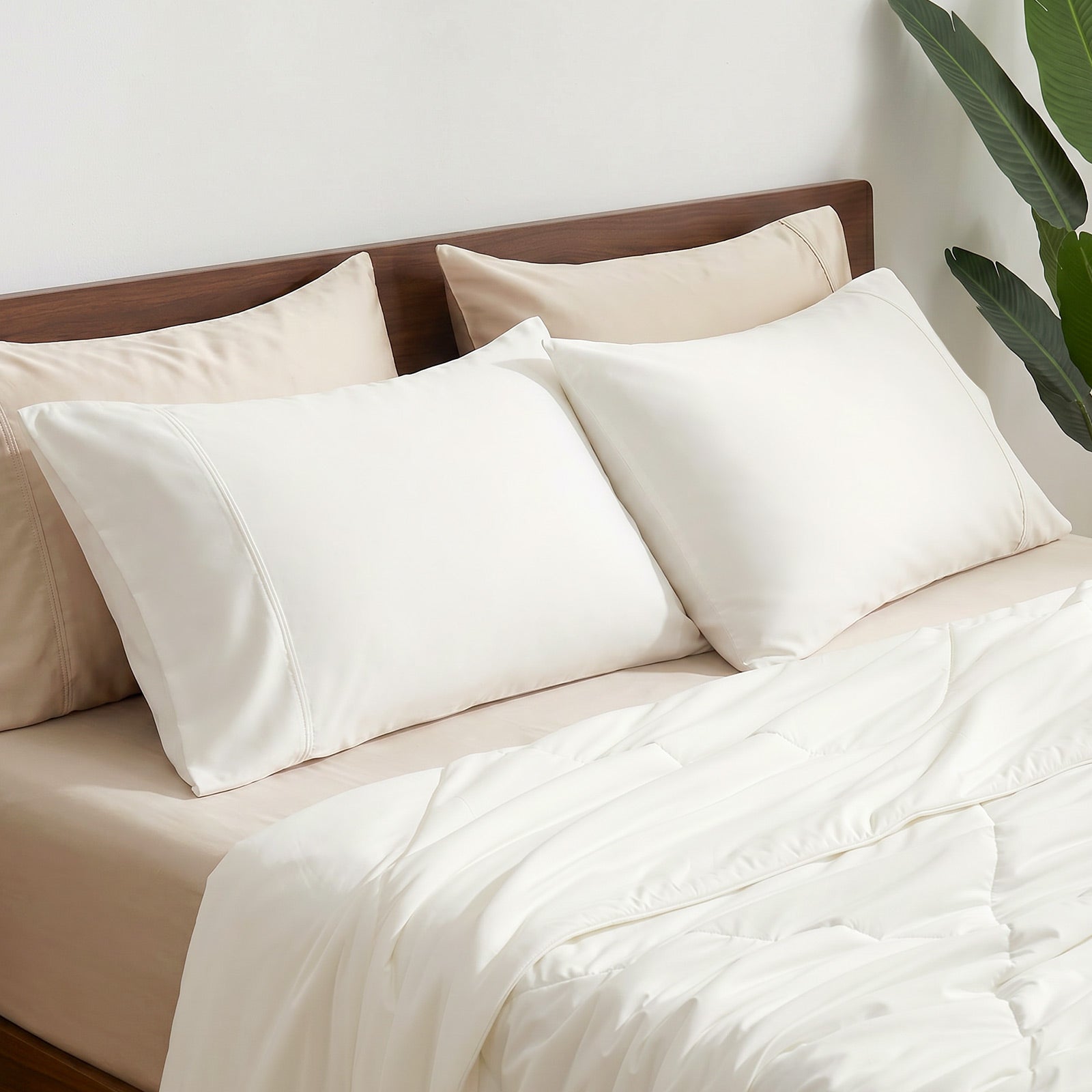 Pillowcases for Hot Sleepers | Japanese Cooling Fabric | 2-Pack | Breathable Night Sweat Reduction