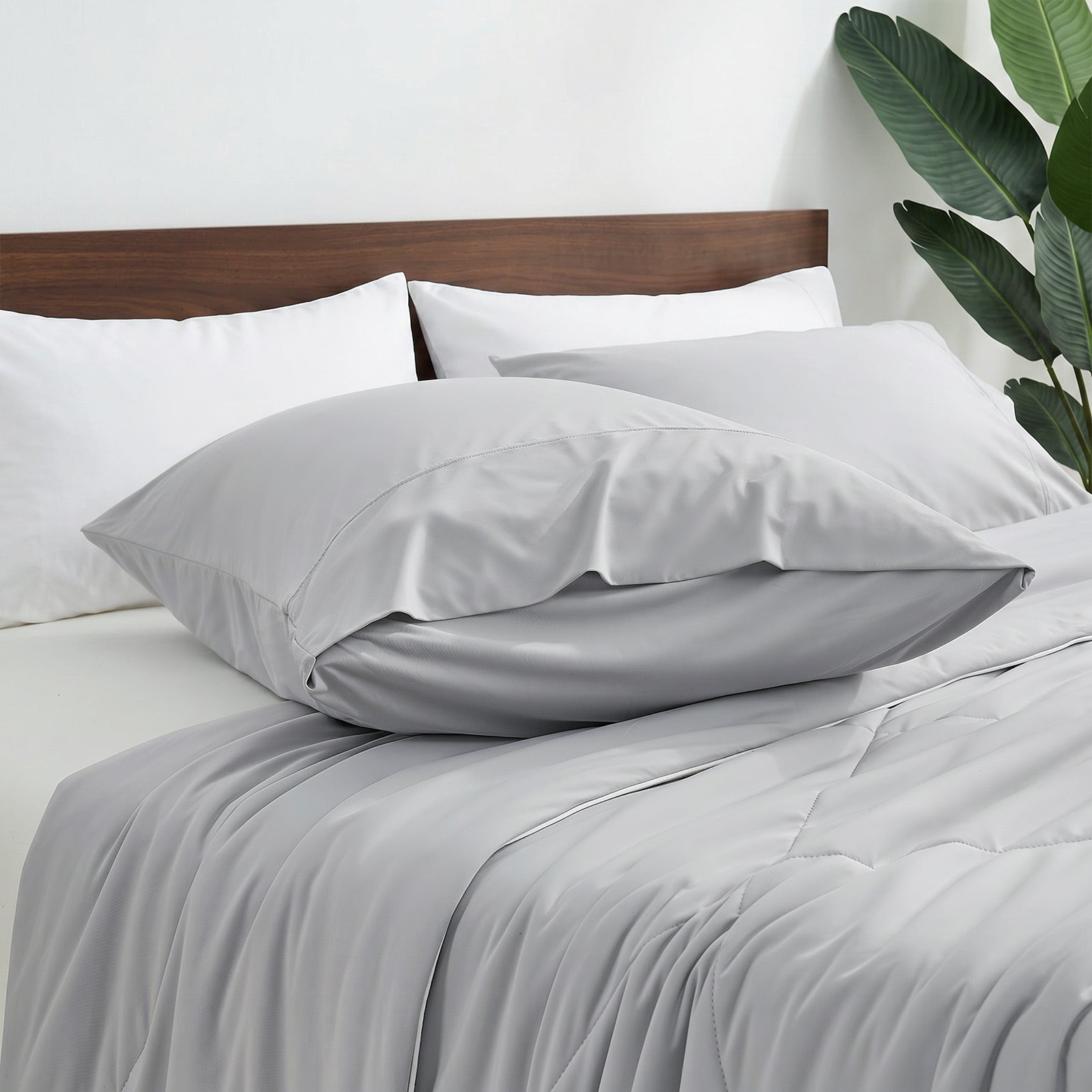 Pillowcases for Hot Sleepers | Japanese Cooling Fabric | 2-Pack | Breathable Night Sweat Reduction