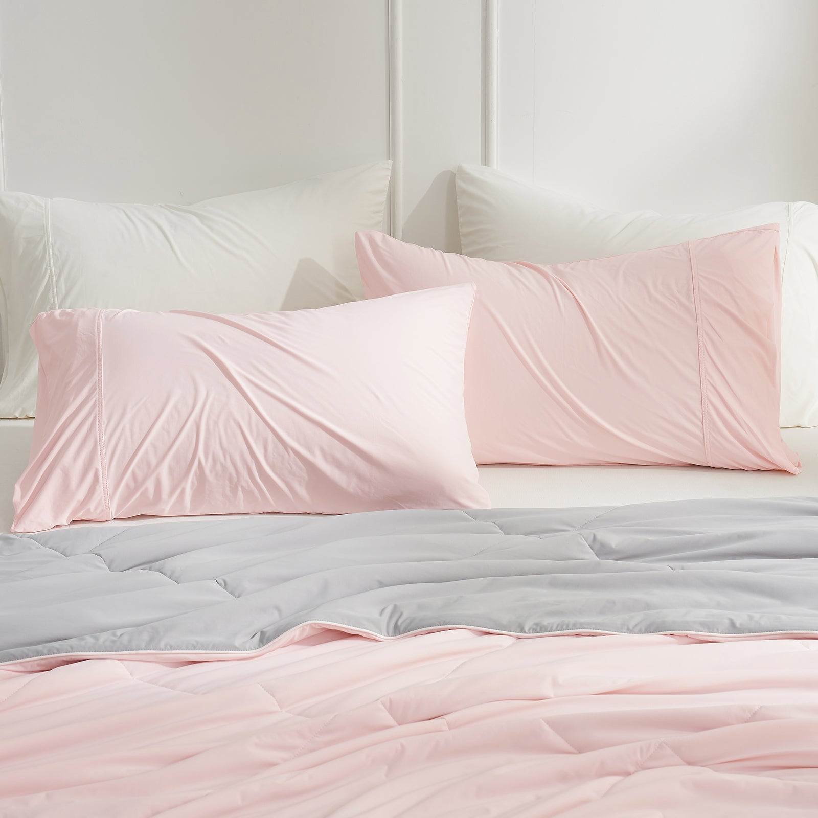 Pillowcases for Hot Sleepers | Japanese Cooling Fabric | Breathable Design | 2-Pack