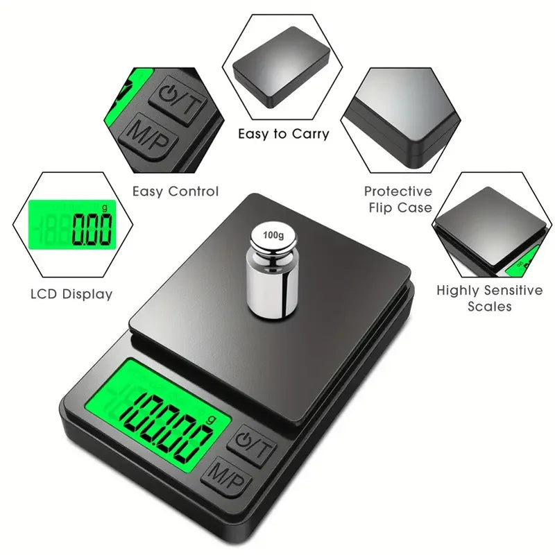 Pocket Digital Scale | High Precision | 1000g Capacity