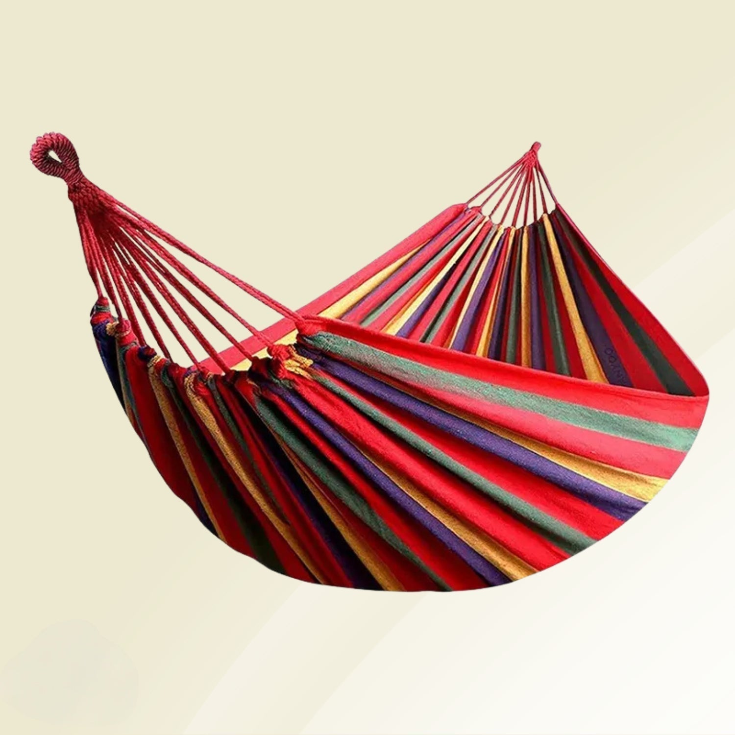 Portable Camping Hammock | Lightweight Durable Canvas | 440 lb Load Capacity | Outdoor Relaxation