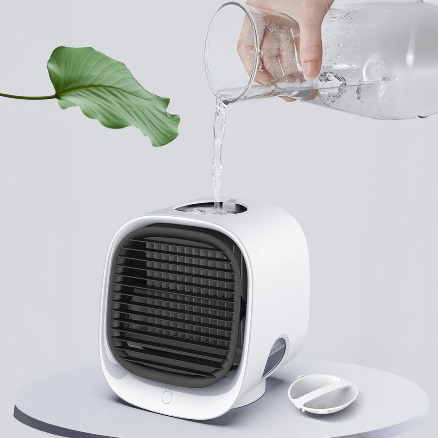 Portable Car Air Conditioner | USB-Powered Mini Cooler | Water Cooling & Humidifier, 300ml Tank