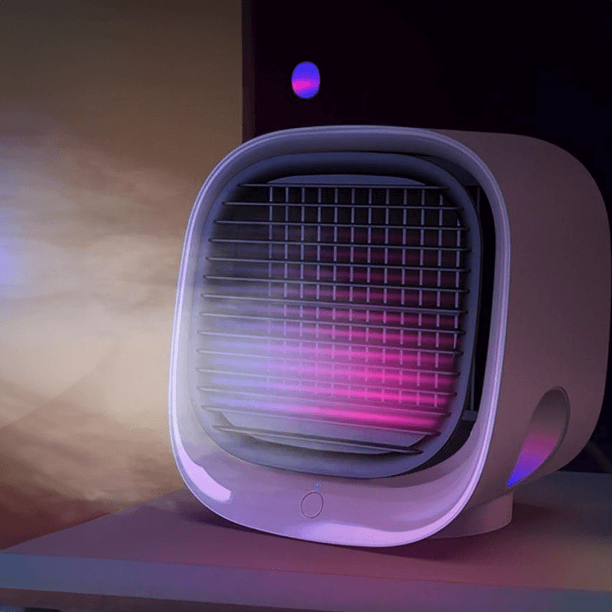 Portable Car Air Conditioner | USB-Powered Mini Cooler | Water Cooling & Humidifier, 300ml Tank