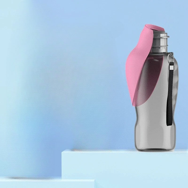 Portable Dog Water Bottle | Collapsible Bowl & One-Handed Use | Leak-Proof Food-Safe Design