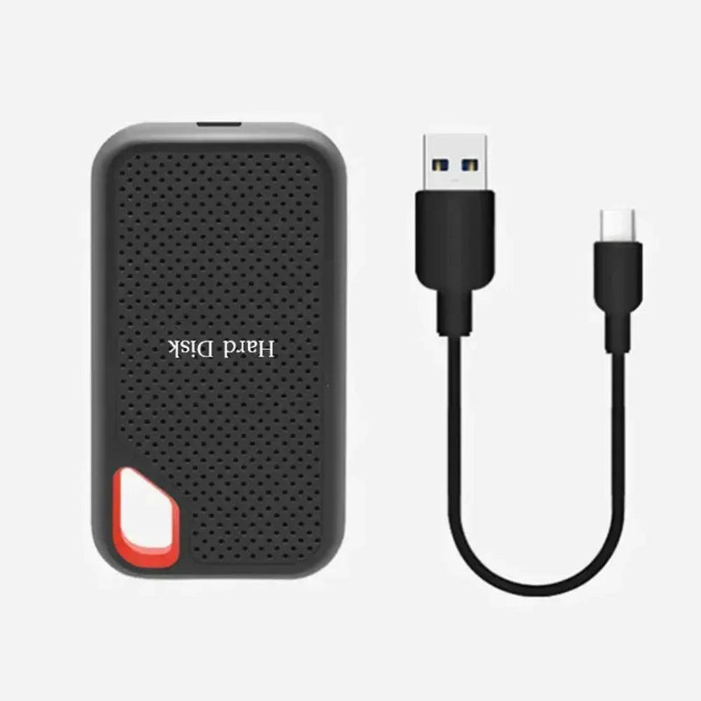 Portable External SSD | High-Speed Data Transfer | Shock-Resistant Compact Design | Travel-Ready