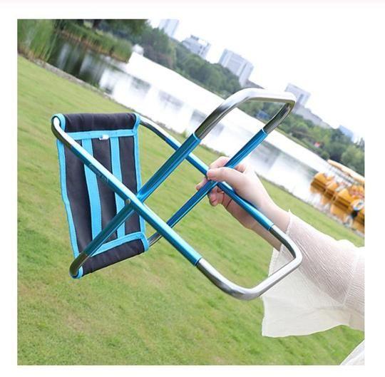Portable Folding Chair | Ultra Lightweight Aluminum Frame | Durable Oxford Fabric Seat | Camping & Travel