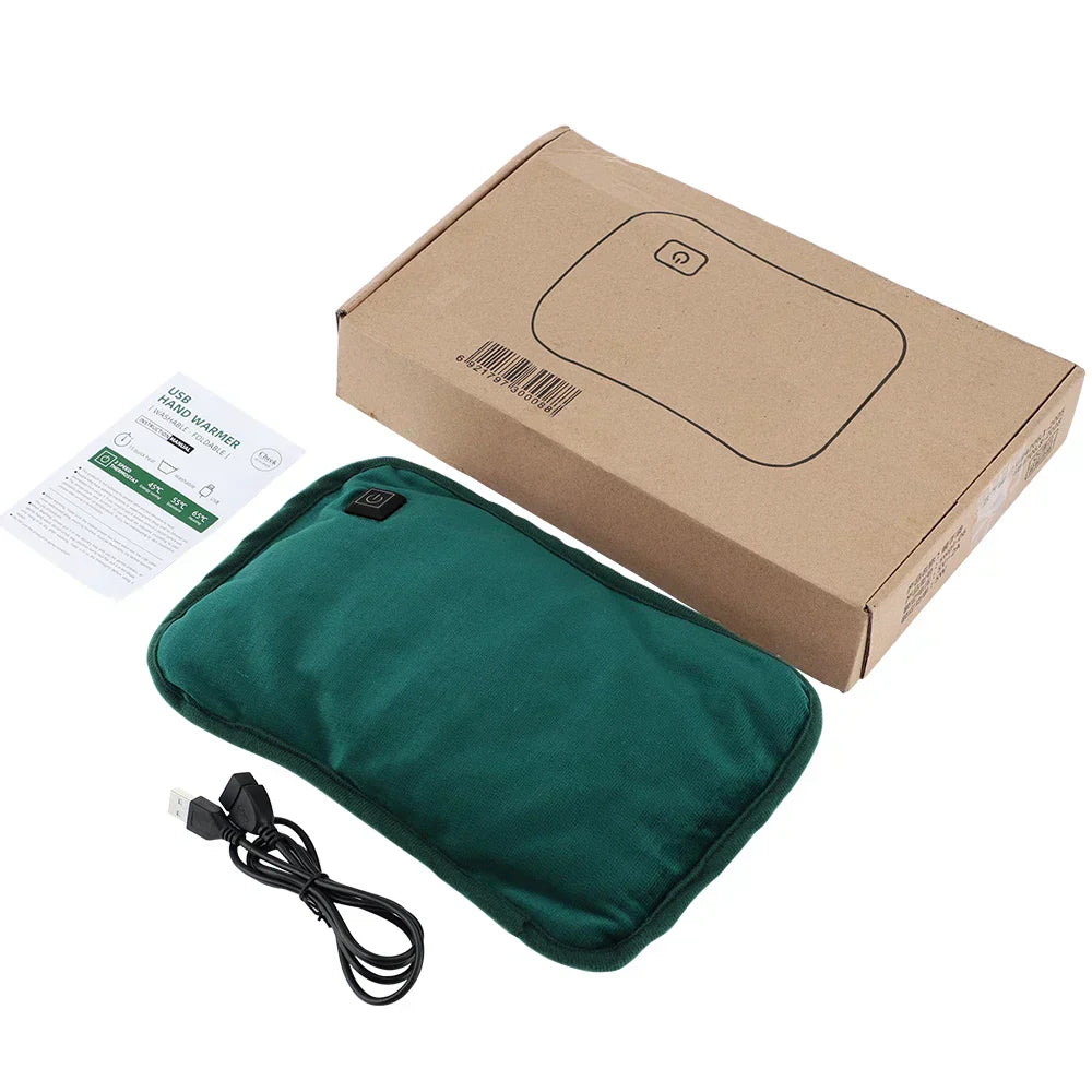 Portable Heating Pad | Fast Heating & Adjustable Heat | USB & AC Powered | Hand & Body Warmer