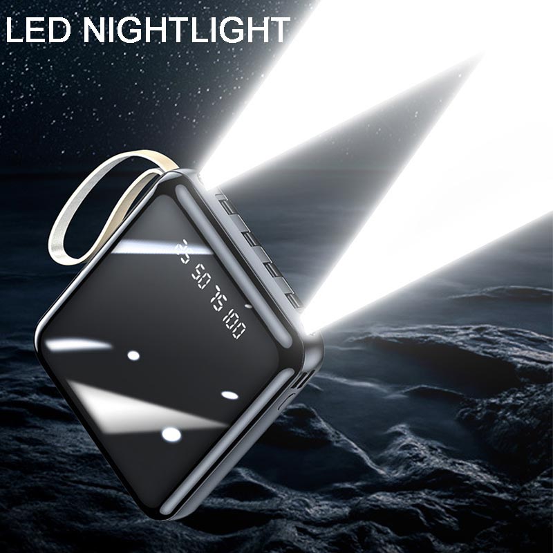 Portable Power Bank | Fast Charge | Built-In Lightning, USB-C & Micro-USB | High Capacity