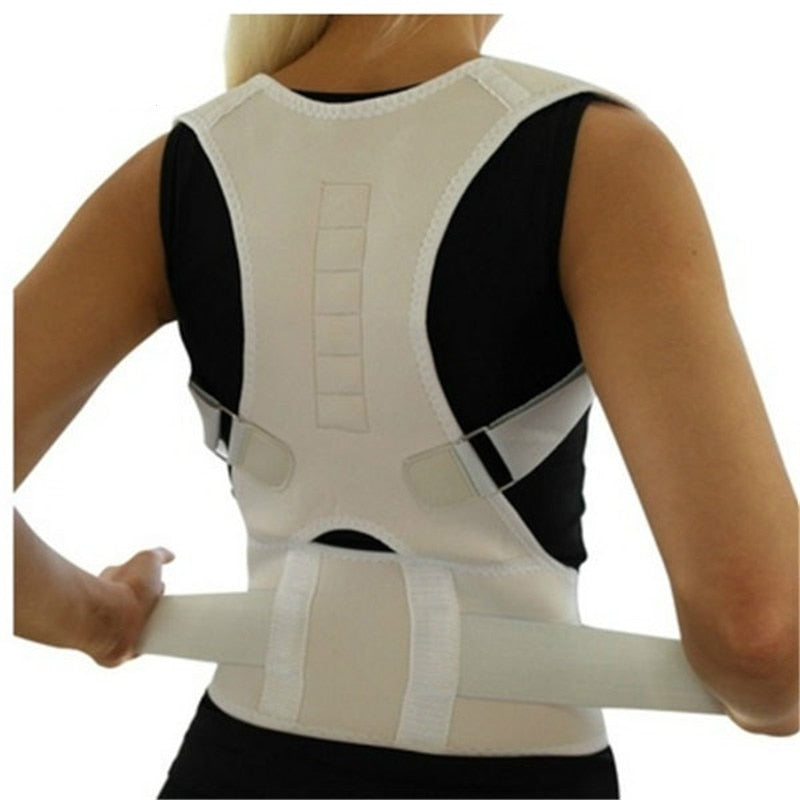 Posture Corrector Back Support | Magnetic Therapy | Breathable Adjustable Straps, Comfortable Fit