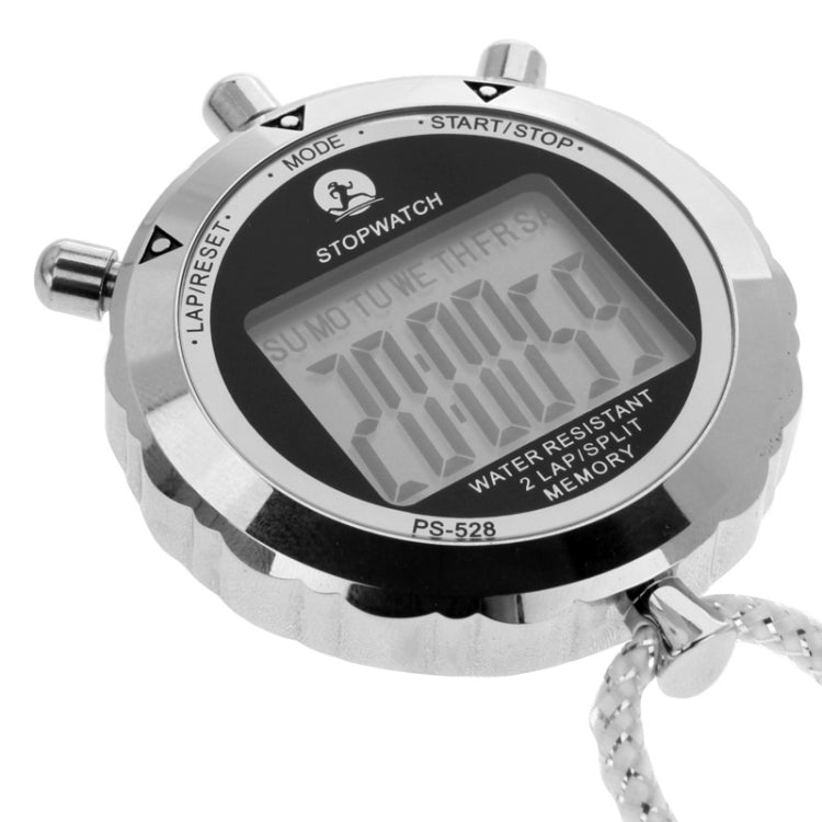 Professional Digital Stopwatch | 1/100-Second Precision Chronograph | Metal Case & Wrist Strap