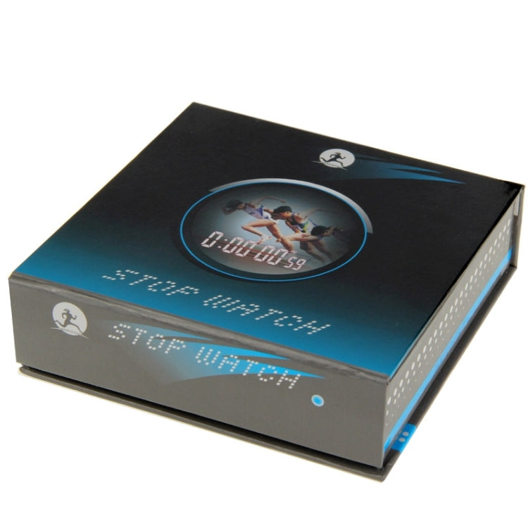 Professional Digital Stopwatch | 1/100-Second Precision Chronograph | Metal Case & Wrist Strap