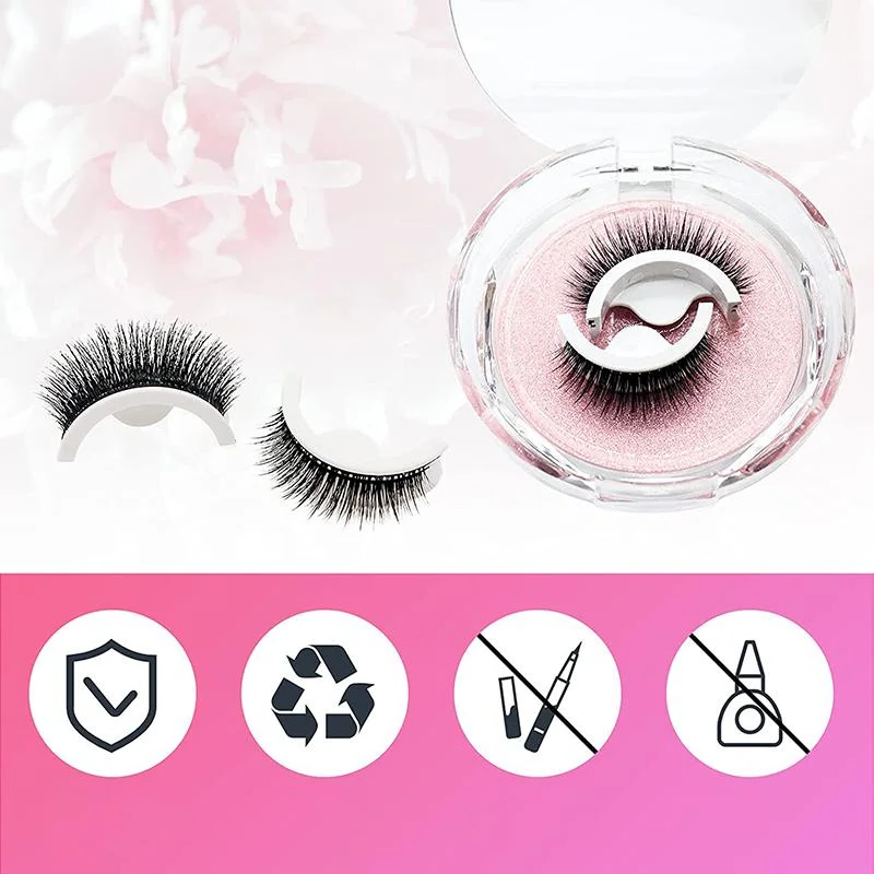Reusable Self-Adhesive Eyelashes | No Glue & Quick Apply | Natural Look | Comfortable Wear