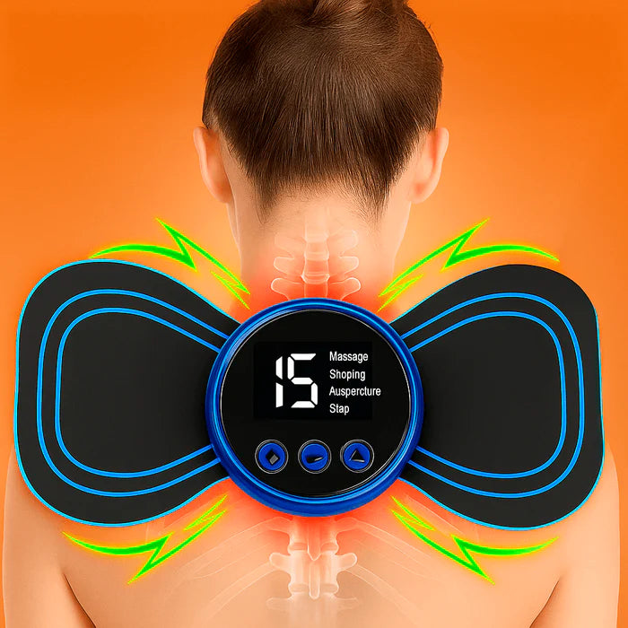Sciatica & Lower Back Relief Device | Portable EMS Massage Pad | Remote Control & USB Charging