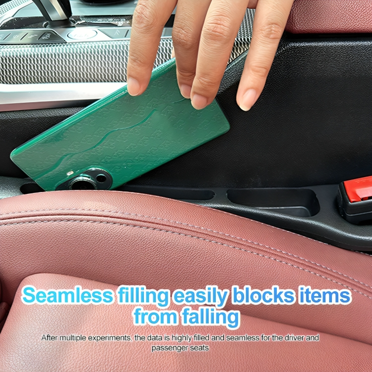 Seat Gap Stopper for Cars | Soft Foam Insert | Tool-Free Installation | Prevents Lost Items