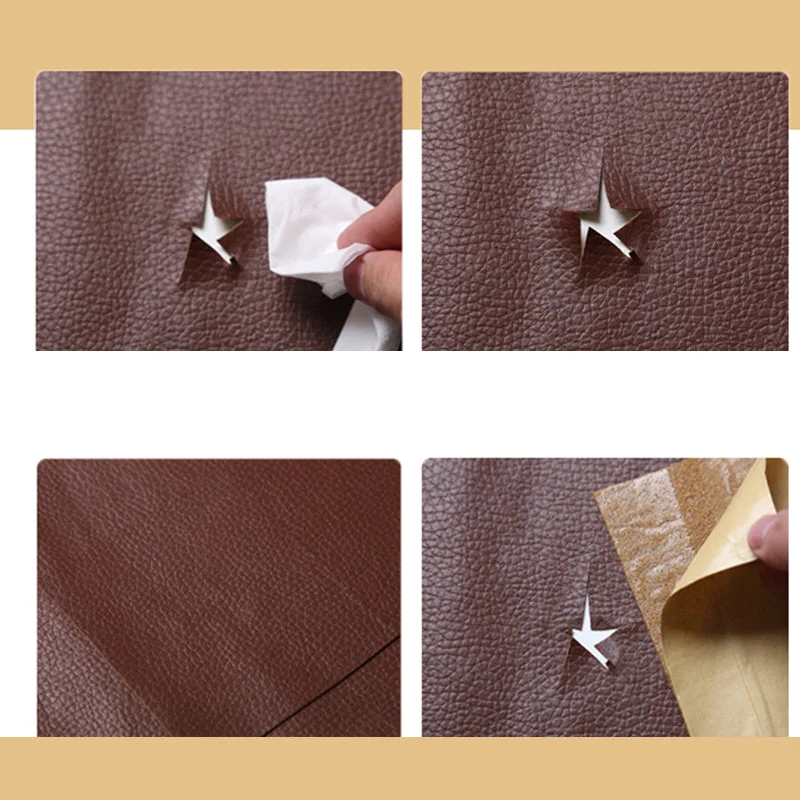 Self-Adhesive Leather Repair Patch | Cut-to-Size 20 x 54 in | PU Leather & Waterproof