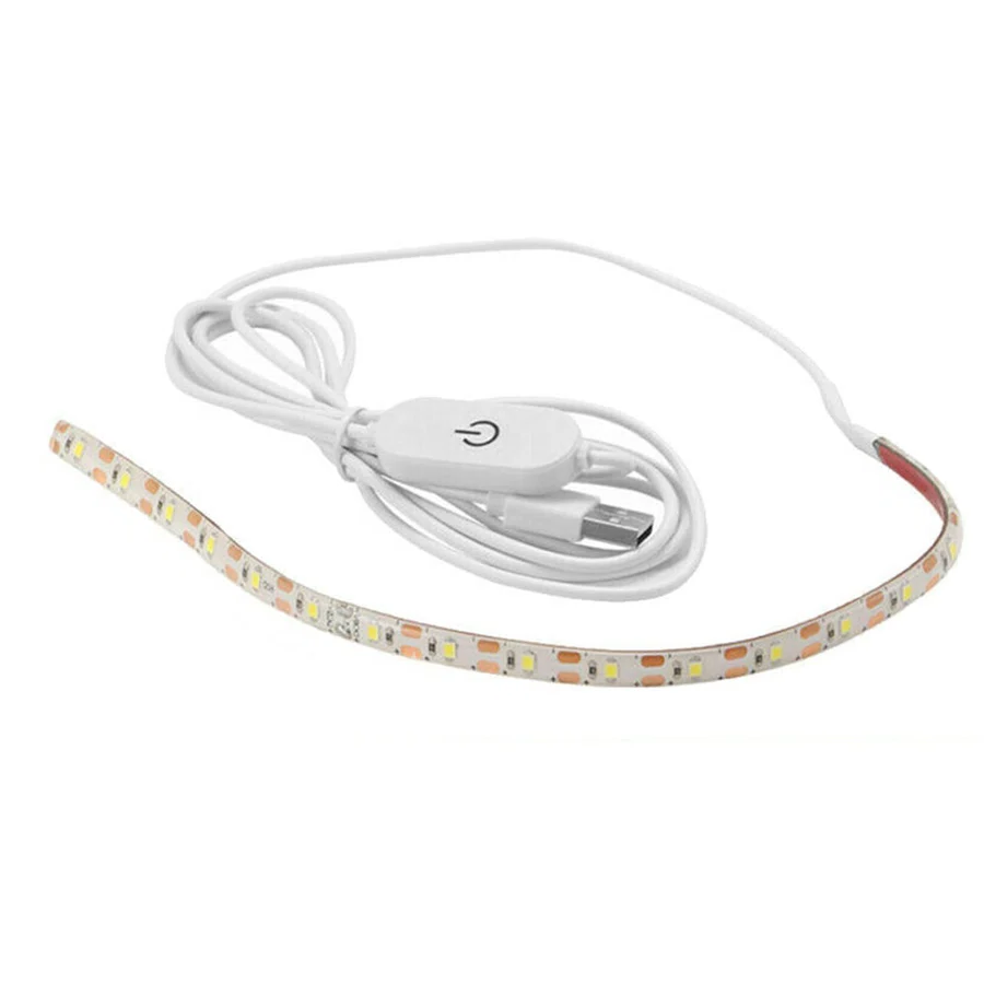 Sewing Machine LED Light Strip | Flexible & Cuttable 30 cm | Touch Dimmer & Adhesive Mount