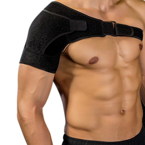 Shoulder Support Brace | Adjustable Compression & Stabilizer | Breathable Neoprene, Reversible Fit