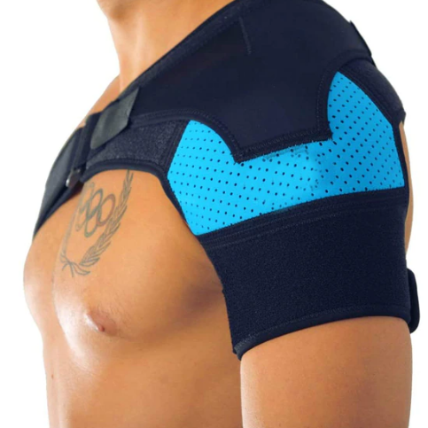Shoulder Support Brace | Adjustable Compression & Stabilizer | Breathable Neoprene, Reversible Fit