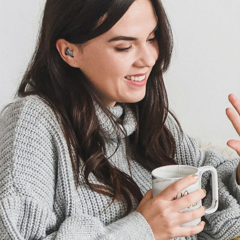 Sleep Headphones for Side Sleepers | Wireless Low-Profile | Charging Case & Long Battery